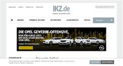 Desktop Screenshot of ikz.de